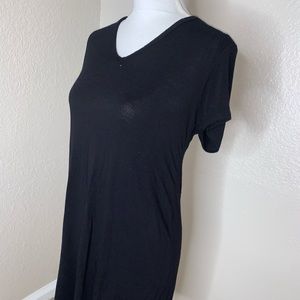 Black Long Shirt Dress
